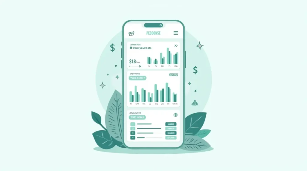 Best budgeting apps comparison showing smartphone screens with financial tracking interfaces and money management tools